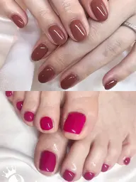 【おすすめコース★Hand &Footセット】ワンカラー/ラメグラ 1