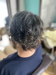 カット+ナチュラルパーマ