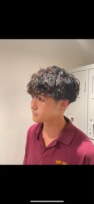 メンズカット➕デザインパーマ🌀