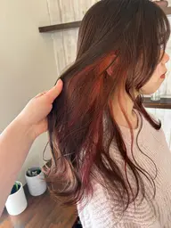 【minimo限定特別価格✨】カット&イヤリングカラー＆内部補修トリートメント￥21500→¥16000