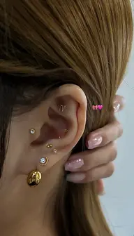 秋のオシャレ💎耳ツボジュエリー✨