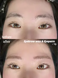 眉毛ワックス✨️簡単垢抜け&お仕上げメイク付き¥5400
