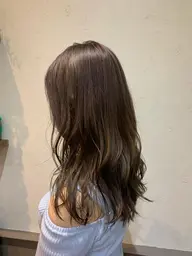 カット+ケアブリーチ+ダブルカラー+N.トリートメント