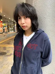 カット＋パーマ［くせ毛風/コテ巻］🌀