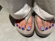 💙ྀིオフありフット2本アート💙ྀི