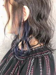 カット+インナーカラー+イルミナカラー(ベースカラー&ブリーチ込み)+TOKIOトリートメント