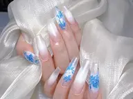 【初回オフ無料】🧡持ち込みデザイン4本まで+チップ長さだし1０本