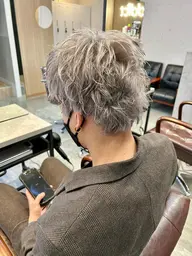 🔵メンズ限定🔵ケアブリーチ+カット+カラー+レイヤートリートメント🫧