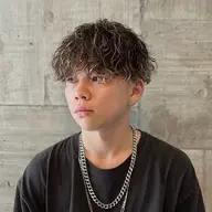 【再来限定❤️‍🔥】メンズカット＋波巻きスパイラルパーマ＋内部補修トリートメント