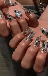 ＼超​〜​お得♡OFFなし／１０本長さだし＋パーツ乗せ放題＋ワンカラー♡