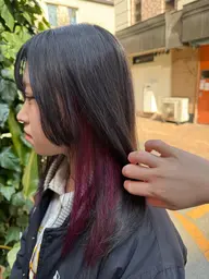 カット✂️＋インナーカラー✨(ブリーチ込)+ Aujuaトリートメント🥣💫