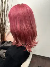 カット＋カラー+ブリーチ+aujuaトリートメント