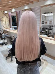 ❣️トリプルカラー❣️ケアブリーチ&ケアブリーチ&透明感カラー& ナノスチームトリートメント