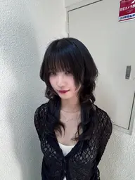 【人気No.2/フルカラー】カット+うる艶カラー+保護TR付 ￥7500