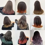 💟こなれ感♪韓国風🇰🇷毛先グラデーションカラー【ブリーチ】