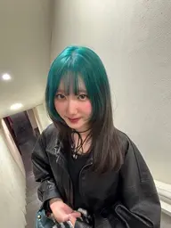 【♡流行先取り♡】デザインカラー(ブリーチ込み)+TR