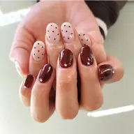 持ち込みデザインジェルネイル（シンプル）