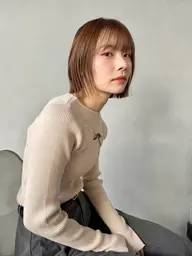 ボブカット＋薬剤除去ケアカラー￥12100