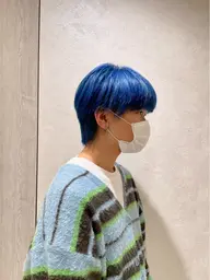 【🌈ハイトーンカラー🌈】メンズカット+ブリーチ+カラー