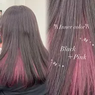 🪞ブリーチ1回デザインカラー&ケアトリートメント🪞インナー･イヤリング･グラデーション･ルーツカラー♡ブリーチ1回♡
