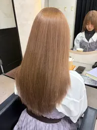 【ダメージ最小限に雰囲気を変えたい人必見👀💡】ダブルカラー（ブリーチなし）＋3stepトリートメント🤎✨️