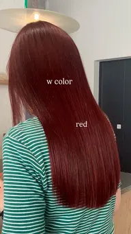 ［色味重視暖色カラー］🍓ダブルカラー+トリートメント