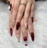 チップ長さ出し持ち込みデザイン(アート6本まで)