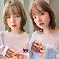 透明感カラー（ブリーチ毛対応不可）