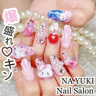 【ハンド】150分持ち込みデザイン¥10800(最高級パーツ、ゴテゴテデザインOK！）