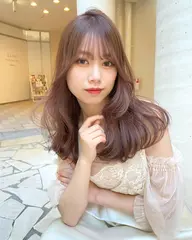 ✨本日🈳✨【ワンカラー+クイックトリートメント】透明感たっぷりのツヤ髪へ💕💐色素薄めな透明感カラー♡