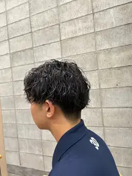 メンズカット+パーマ
