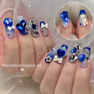 <長さ出し>オフなし✨チップスカルプ+しっかりアートやり放題【成人式/振袖ネイル/クリスマス/お正月】