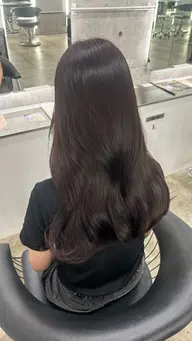 【人気No.２🥈✨】透明感うる艶カラー＋1stepトリートメント🩷ྀི🎀(内部外部補習)