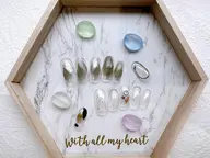 ハンド定額petitコース【ジェルオフ・ケア無料】ニュアンスアート