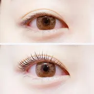 まつげパーマ¥4500 上のみ【トリートメントとコーティング付き】マツエクオフ無料