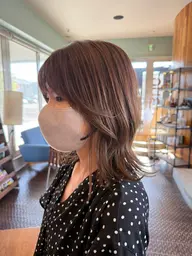 白髪ぼかしカラーカット