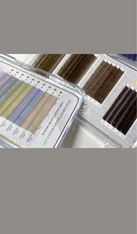 【オフ無料】【🔥大人気🔥地まつ毛ヘの負担が少ない❗️】カラーフラットラッシュ80本