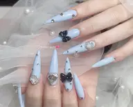 ★チップ長さ出し10本★持ち込みデザイン【アート6本】