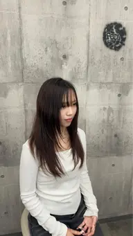 レイヤーカット+ワンカラー+髪質改善トリートメント