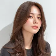 🌿酸性ストレート＋毛先カット｜ナチュラルで柔らかい質感