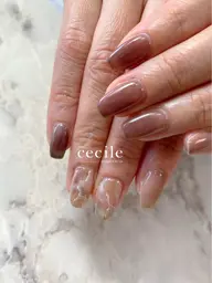 片手ニュアンス＋片手ワンカラー💅