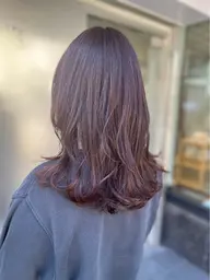 人気NO.2《乾燥毛に》カット+フルカラー+3stepトリートメント¥9,900