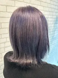 暖色🧡寒色🩵透明感カラー+ブリーチ💛🧡トリートメント付き