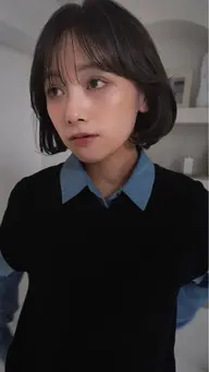 ボブカット＋透明感カラー＋トリートメントつき