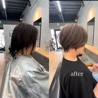 【話題艶髪カラーヘアー】カット×フルカラー×保湿トリートメント