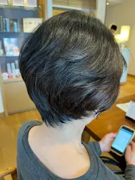 カット+ダメージレスパーマ