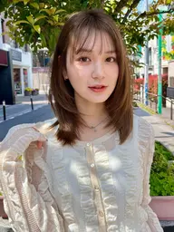 必ず可愛くなる❣️【レイヤーカット】カット＋艶々トリートメント🌈［韓国/レイヤーカット/ハッシュカット/ワンホン］