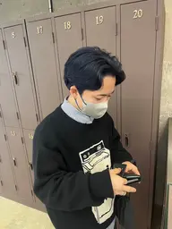 【ご新規様限定🆕】メンズカット+縮毛矯正（ストレートパーマ,ニュアンスパーマ,癖毛伸ばし）+トリートメント