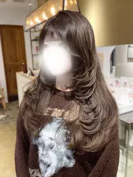 人気𝐍𝐨.𝟏🤍迷ったらこのメニュー🪽〖カット＋艶カラー＋トリートメント〗minimo限定🎗️