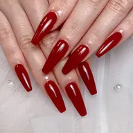 🉐🉐チップスカルプ長さだし込み.ワンカラー/ラメグラ